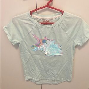 Cat & Jack Blue Short Sleeve Tee Essential